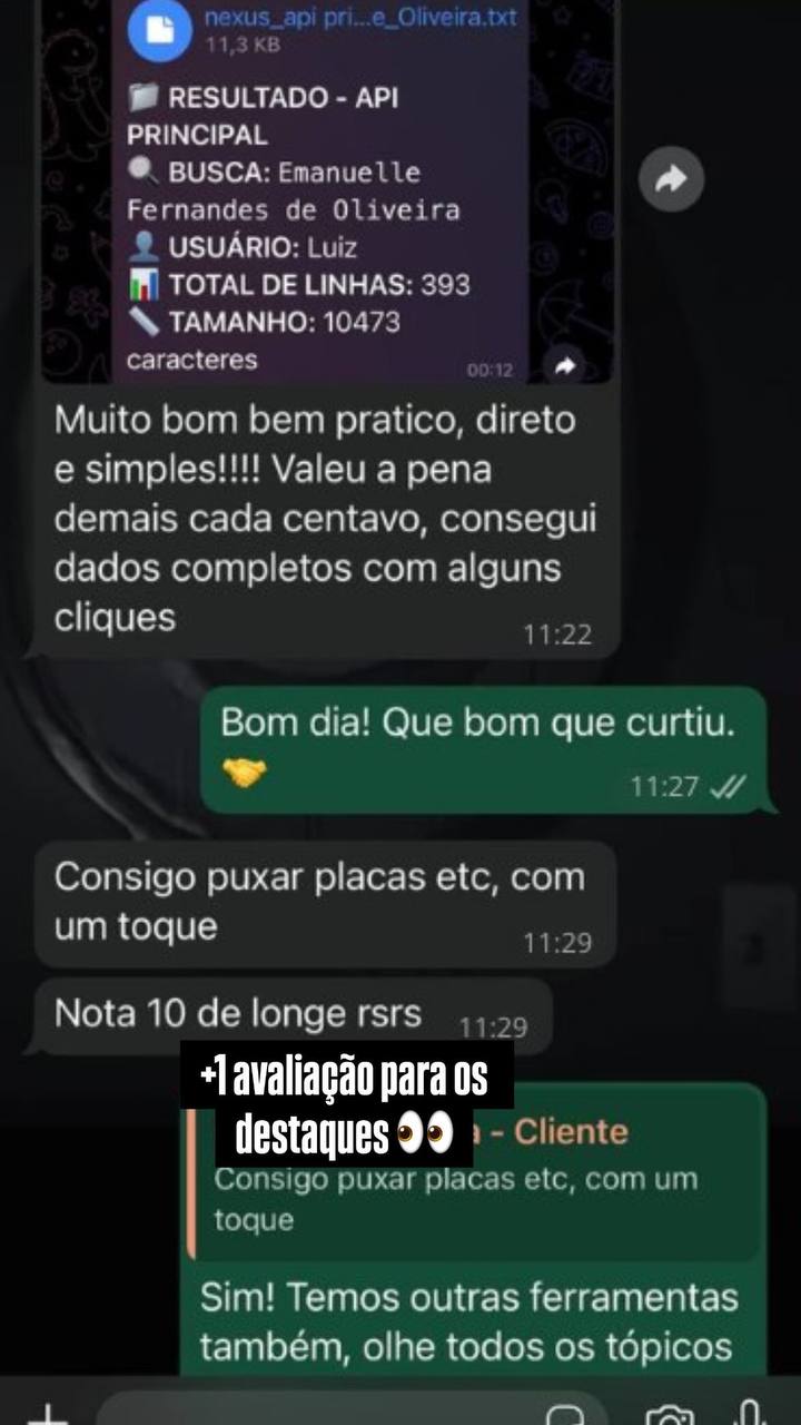 Feedback de cliente do Painel de Buscas
